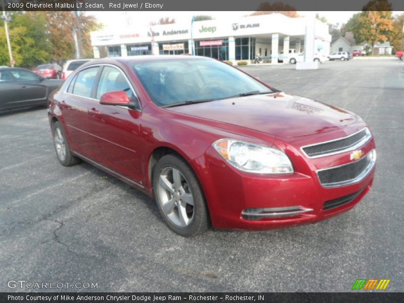 Red Jewel / Ebony 2009 Chevrolet Malibu LT Sedan