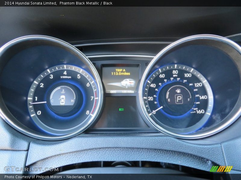  2014 Sonata Limited Limited Gauges