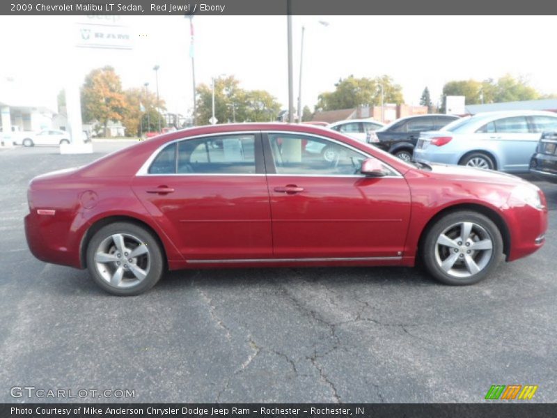 Red Jewel / Ebony 2009 Chevrolet Malibu LT Sedan