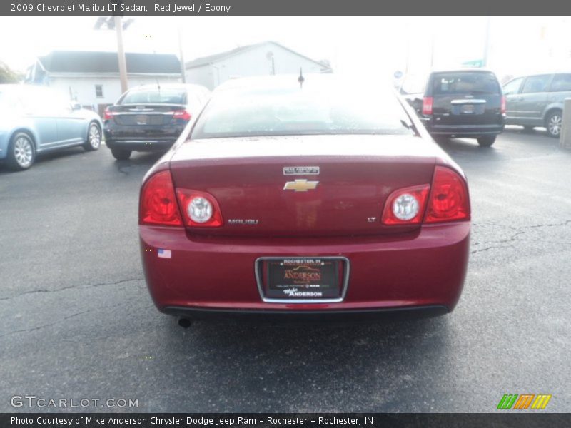 Red Jewel / Ebony 2009 Chevrolet Malibu LT Sedan