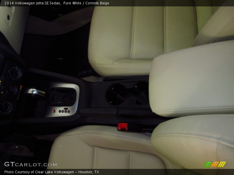 Pure White / Cornsilk Beige 2014 Volkswagen Jetta SE Sedan