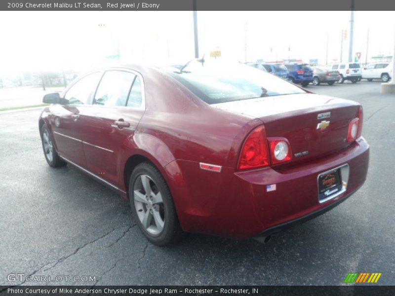 Red Jewel / Ebony 2009 Chevrolet Malibu LT Sedan