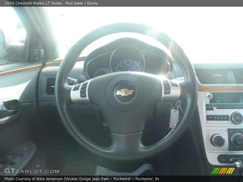 Red Jewel / Ebony 2009 Chevrolet Malibu LT Sedan