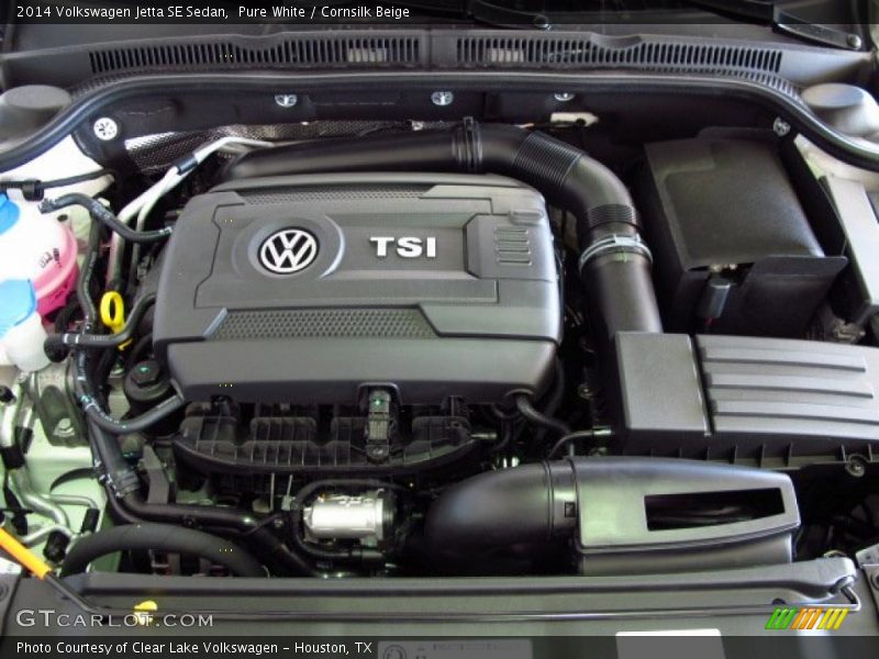 Pure White / Cornsilk Beige 2014 Volkswagen Jetta SE Sedan