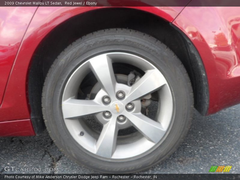 Red Jewel / Ebony 2009 Chevrolet Malibu LT Sedan