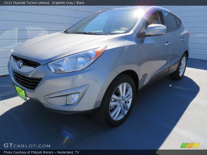 Graphite Gray / Black 2013 Hyundai Tucson Limited