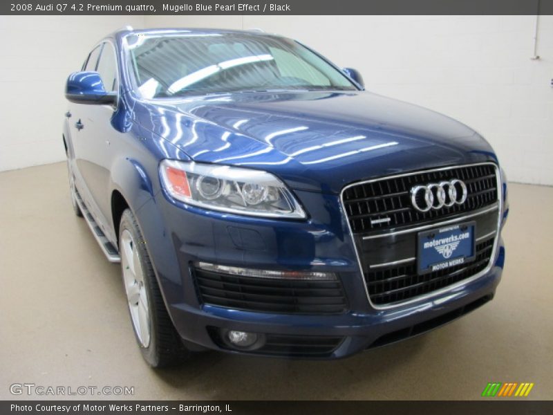 Mugello Blue Pearl Effect / Black 2008 Audi Q7 4.2 Premium quattro