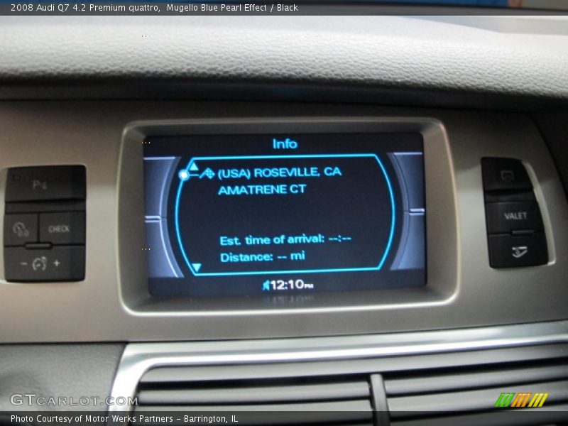 Mugello Blue Pearl Effect / Black 2008 Audi Q7 4.2 Premium quattro