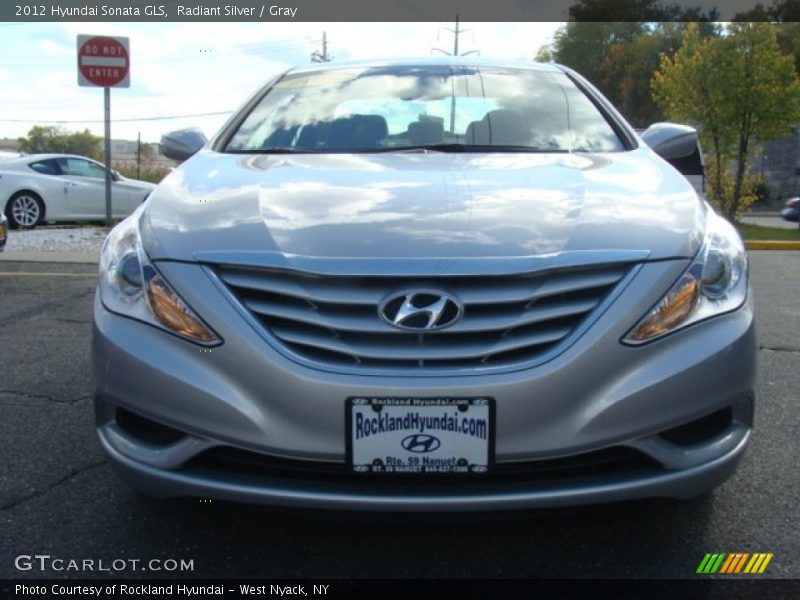 Radiant Silver / Gray 2012 Hyundai Sonata GLS