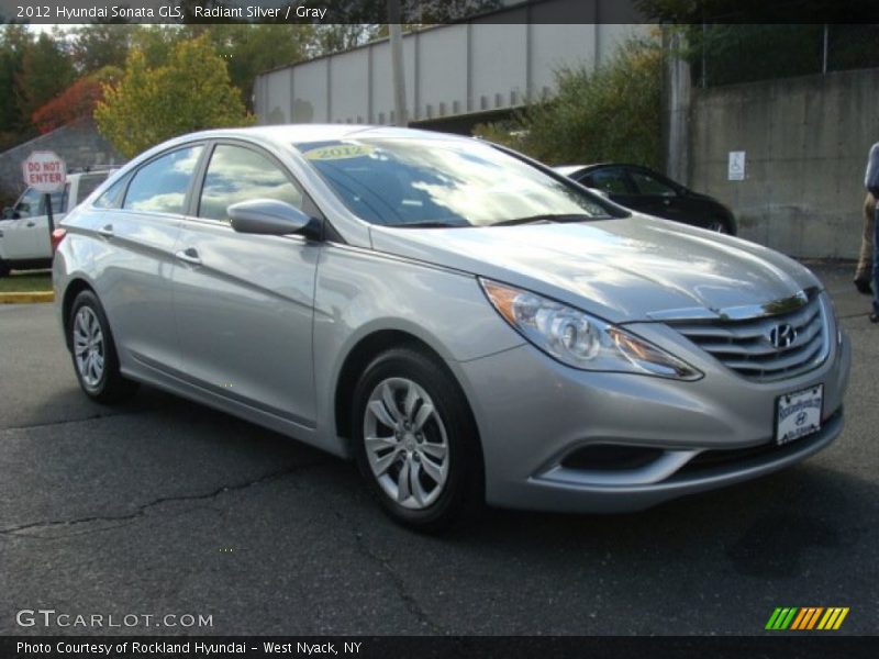 Radiant Silver / Gray 2012 Hyundai Sonata GLS