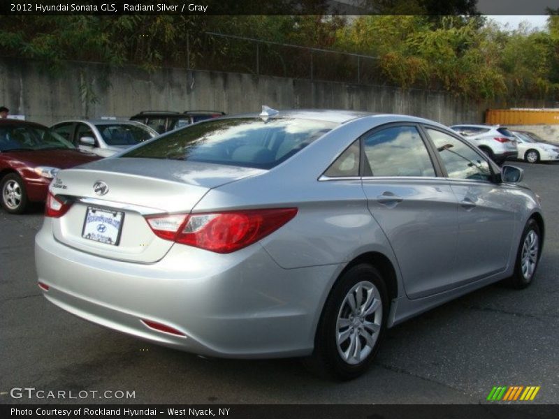 Radiant Silver / Gray 2012 Hyundai Sonata GLS