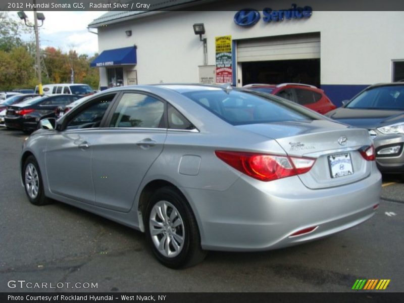 Radiant Silver / Gray 2012 Hyundai Sonata GLS