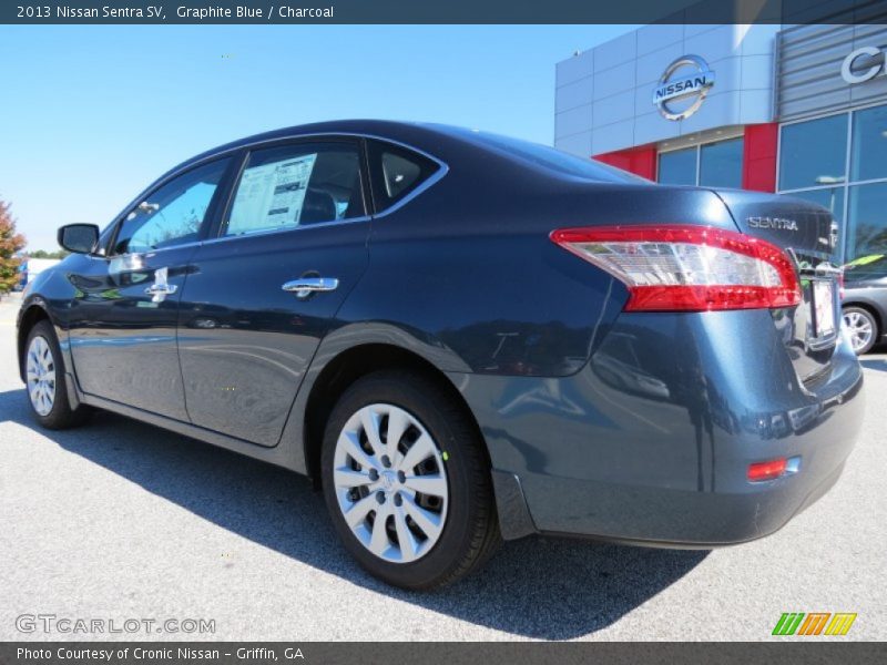 Graphite Blue / Charcoal 2013 Nissan Sentra SV