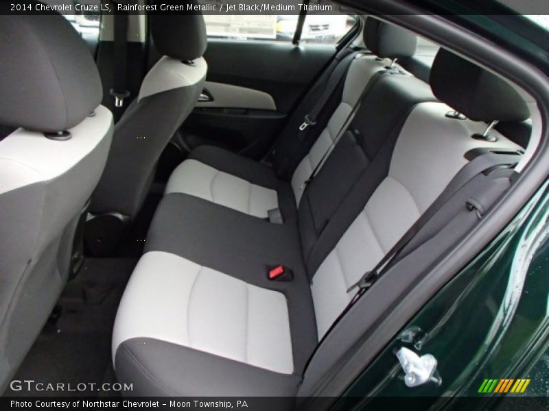 Rainforest Green Metallic / Jet Black/Medium Titanium 2014 Chevrolet Cruze LS