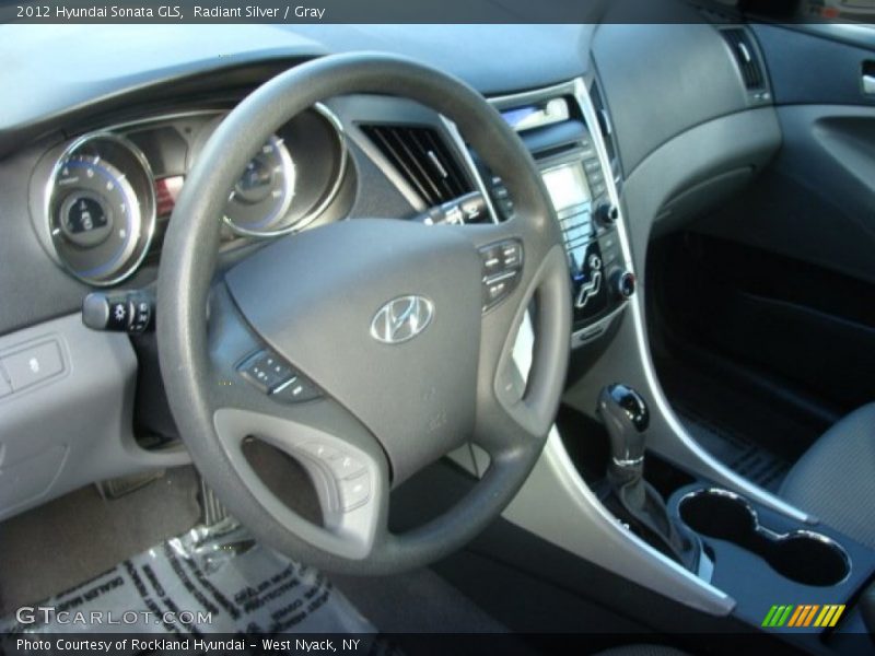 Radiant Silver / Gray 2012 Hyundai Sonata GLS