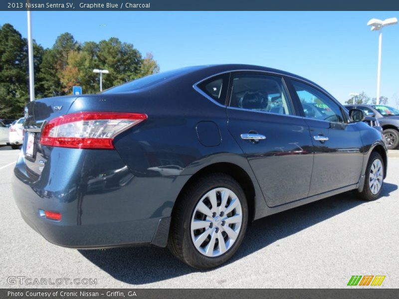 Graphite Blue / Charcoal 2013 Nissan Sentra SV