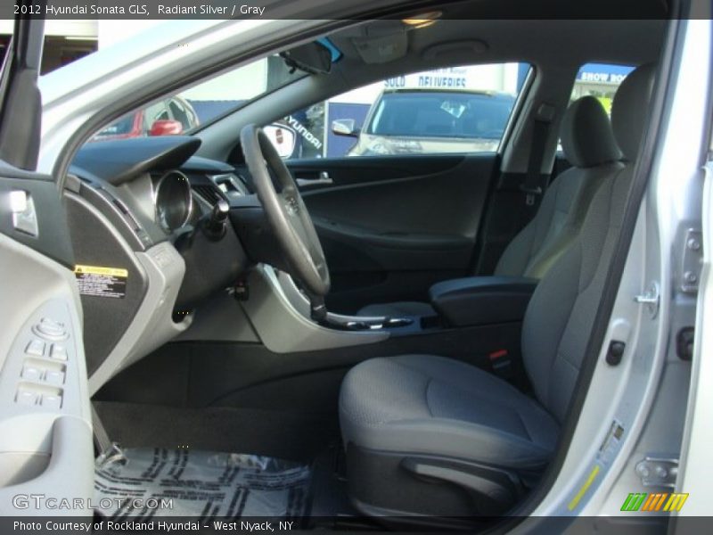 Radiant Silver / Gray 2012 Hyundai Sonata GLS