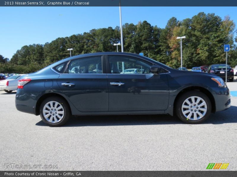 Graphite Blue / Charcoal 2013 Nissan Sentra SV