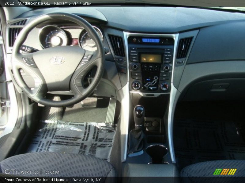 Radiant Silver / Gray 2012 Hyundai Sonata GLS