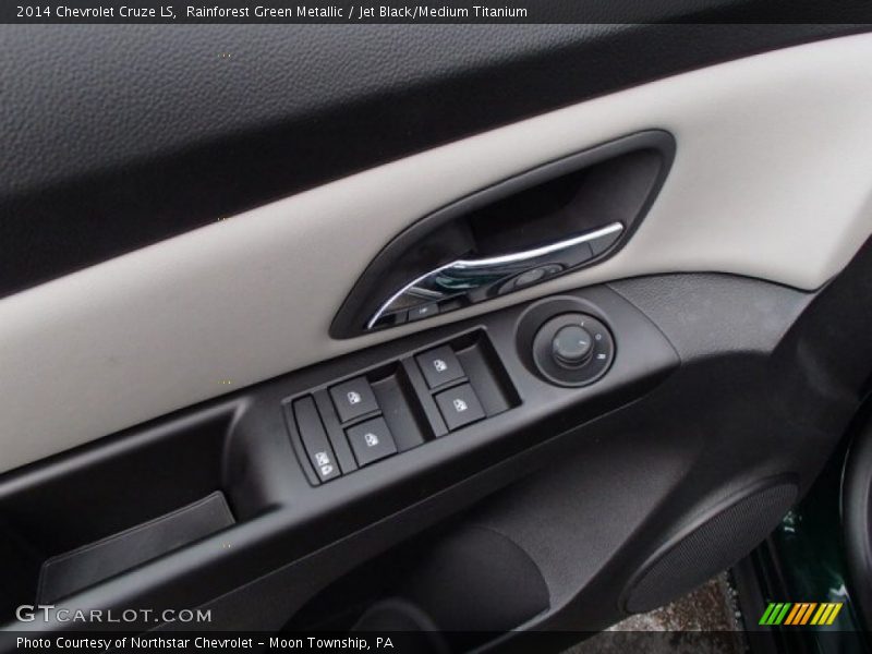 Rainforest Green Metallic / Jet Black/Medium Titanium 2014 Chevrolet Cruze LS