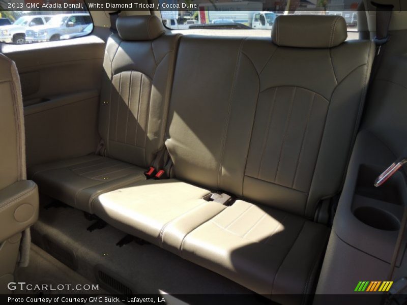 White Diamond Tricoat / Cocoa Dune 2013 GMC Acadia Denali