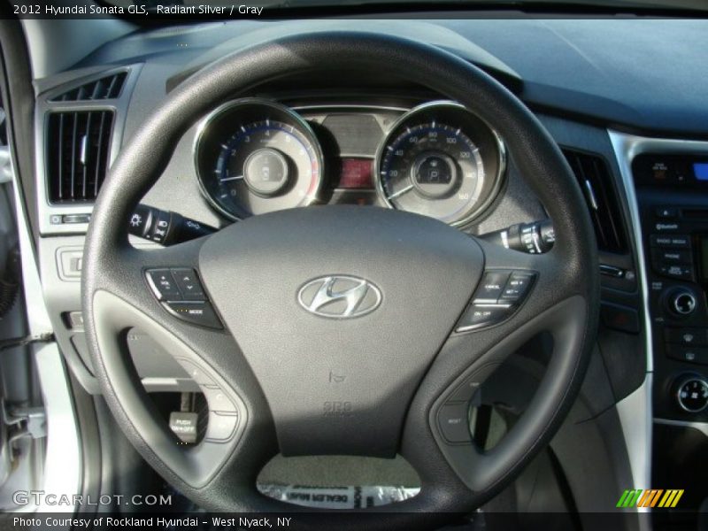 Radiant Silver / Gray 2012 Hyundai Sonata GLS