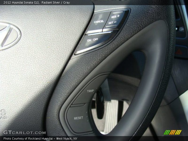 Radiant Silver / Gray 2012 Hyundai Sonata GLS