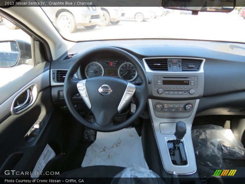 Graphite Blue / Charcoal 2013 Nissan Sentra SV