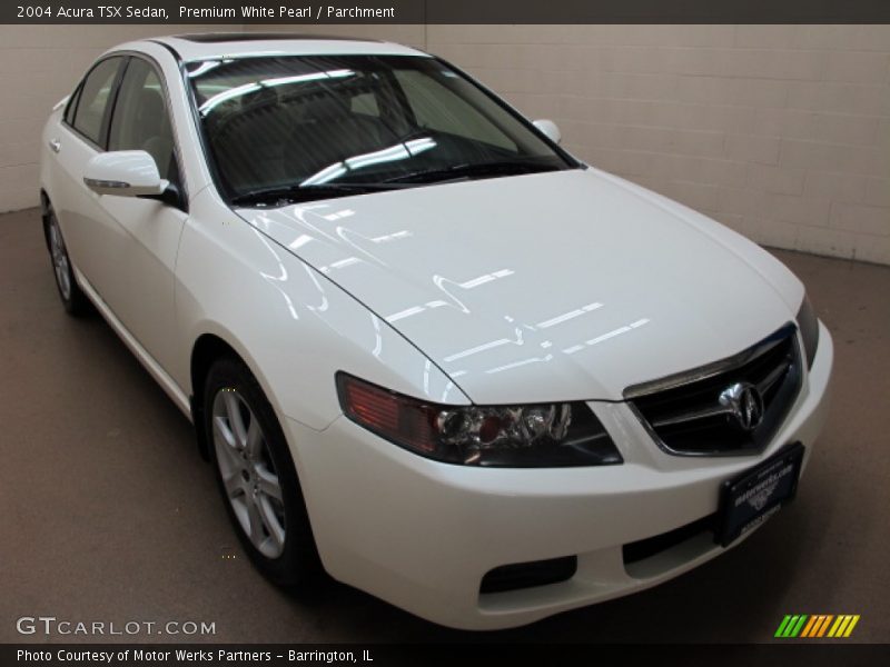 Premium White Pearl / Parchment 2004 Acura TSX Sedan