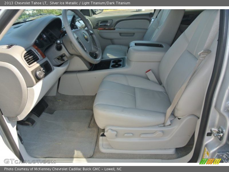 Silver Ice Metallic / Light Titanium/Dark Titanium 2013 Chevrolet Tahoe LT