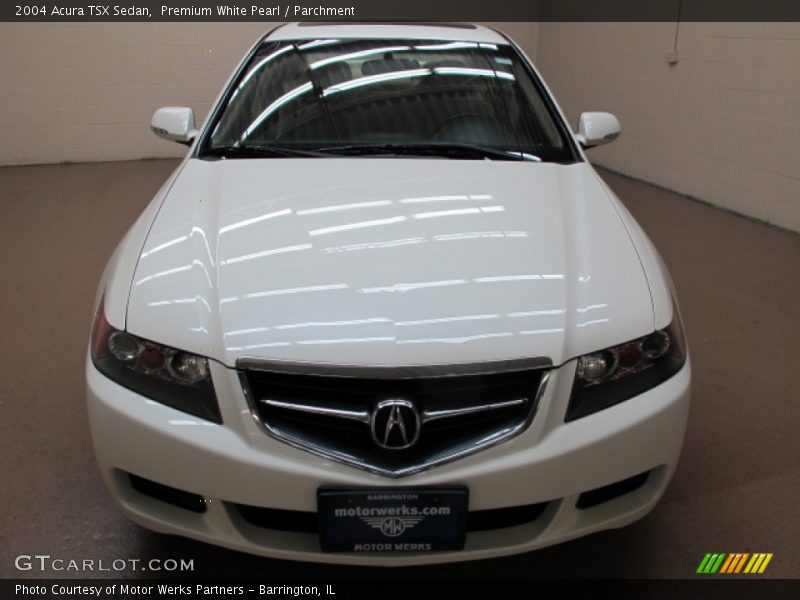 Premium White Pearl / Parchment 2004 Acura TSX Sedan
