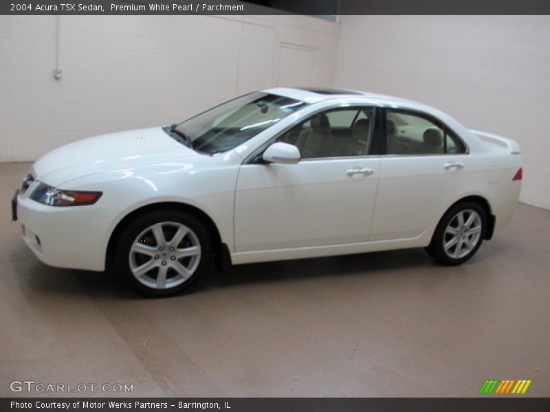 Premium White Pearl / Parchment 2004 Acura TSX Sedan