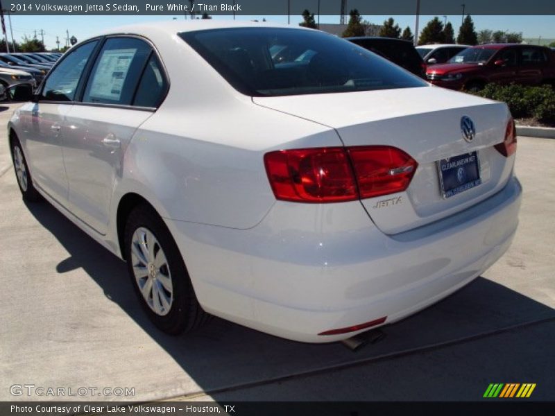 Pure White / Titan Black 2014 Volkswagen Jetta S Sedan