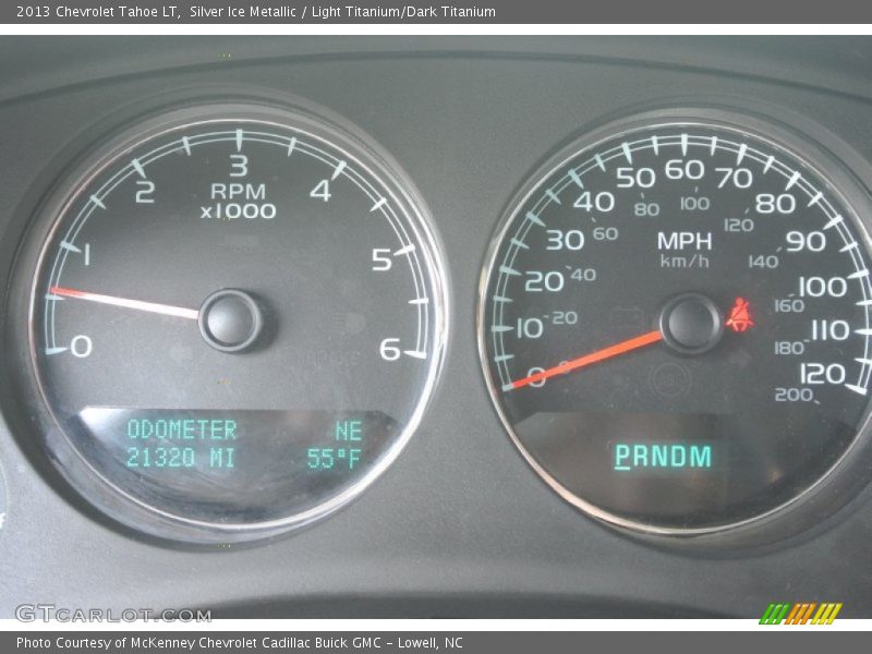 Silver Ice Metallic / Light Titanium/Dark Titanium 2013 Chevrolet Tahoe LT