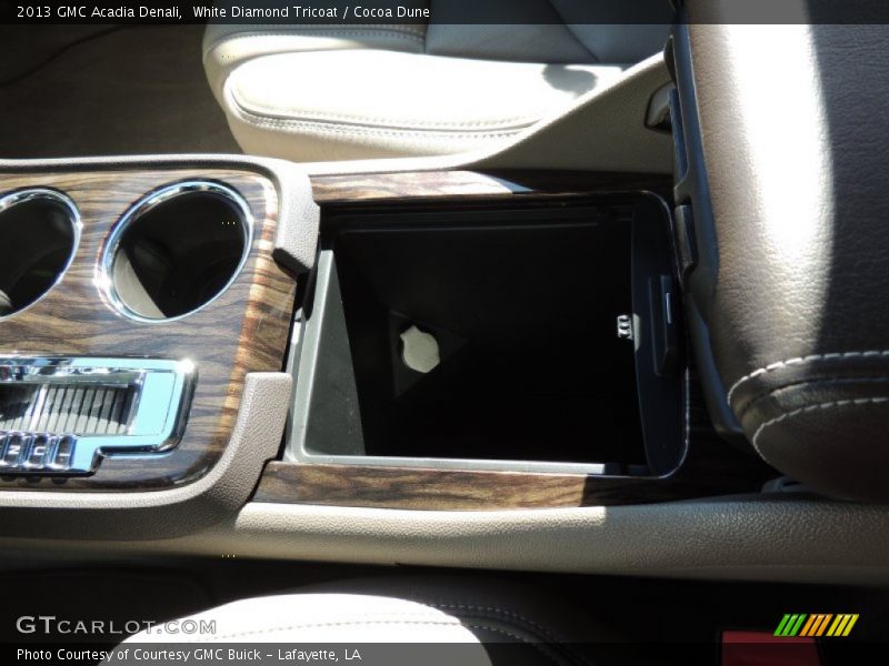 White Diamond Tricoat / Cocoa Dune 2013 GMC Acadia Denali