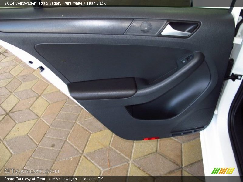 Pure White / Titan Black 2014 Volkswagen Jetta S Sedan
