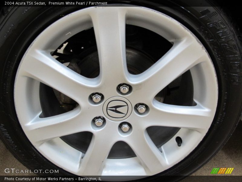 Premium White Pearl / Parchment 2004 Acura TSX Sedan