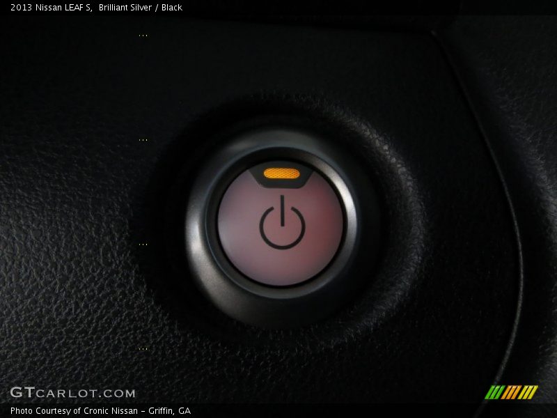 Brilliant Silver / Black 2013 Nissan LEAF S
