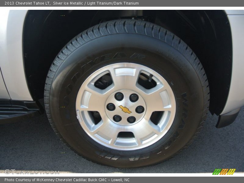 Silver Ice Metallic / Light Titanium/Dark Titanium 2013 Chevrolet Tahoe LT