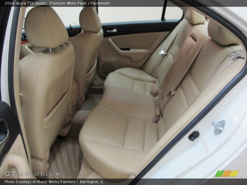 Premium White Pearl / Parchment 2004 Acura TSX Sedan