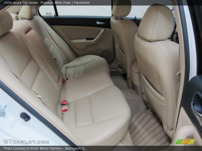 Premium White Pearl / Parchment 2004 Acura TSX Sedan