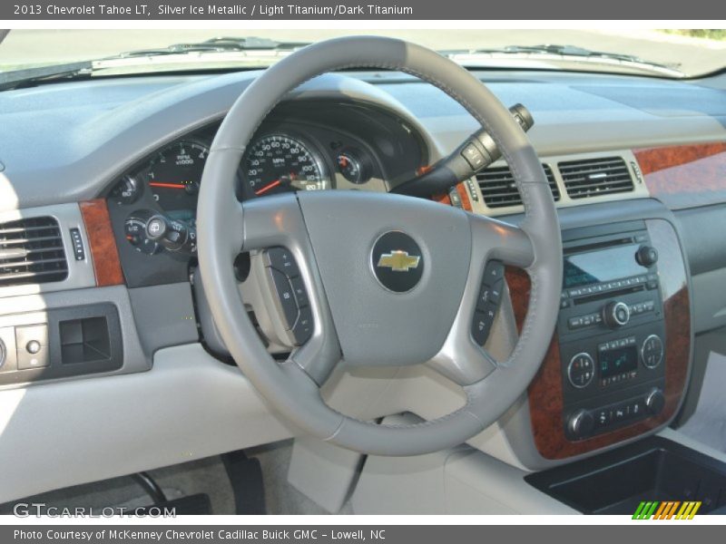 Silver Ice Metallic / Light Titanium/Dark Titanium 2013 Chevrolet Tahoe LT