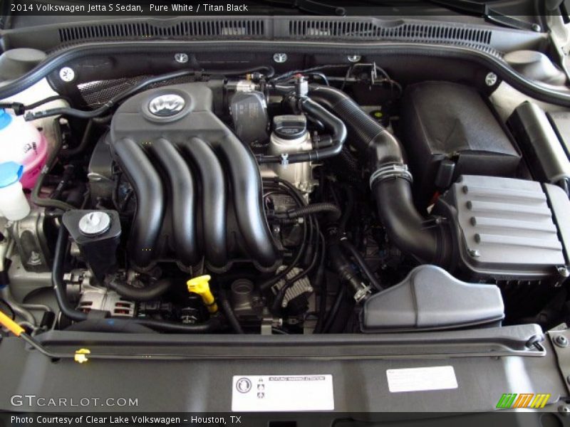 Pure White / Titan Black 2014 Volkswagen Jetta S Sedan