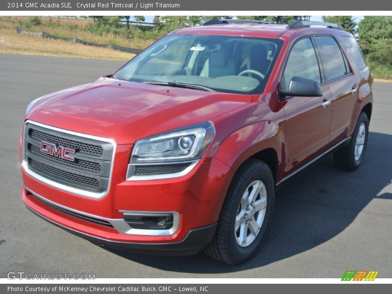 Crystal Red Tintcoat / Light Titanium 2014 GMC Acadia SLE