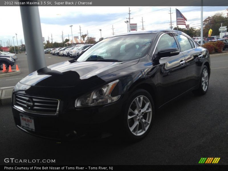 Super Black / Charcoal 2012 Nissan Maxima 3.5 SV