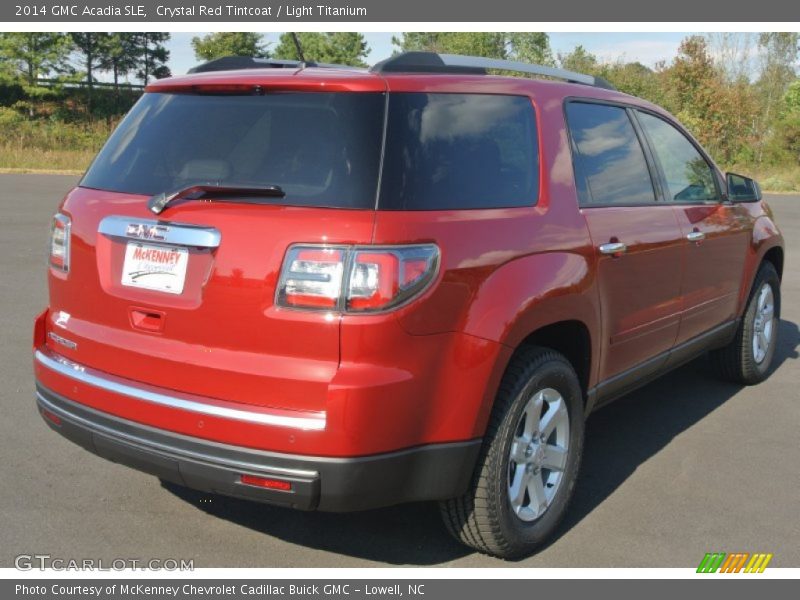 Crystal Red Tintcoat / Light Titanium 2014 GMC Acadia SLE