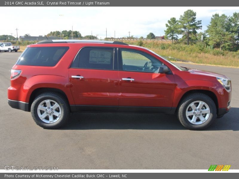 Crystal Red Tintcoat / Light Titanium 2014 GMC Acadia SLE