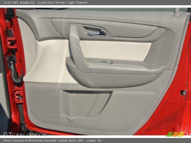 Crystal Red Tintcoat / Light Titanium 2014 GMC Acadia SLE