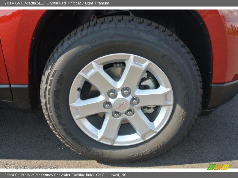 Crystal Red Tintcoat / Light Titanium 2014 GMC Acadia SLE