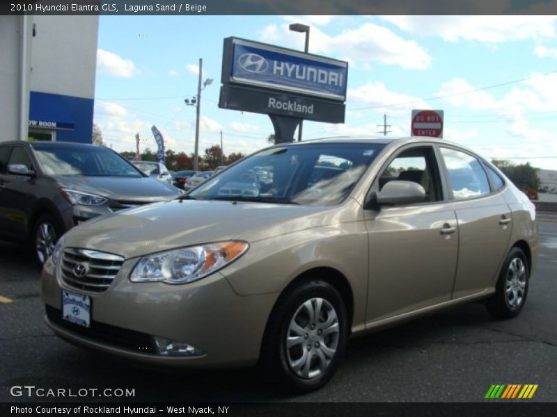 Laguna Sand / Beige 2010 Hyundai Elantra GLS